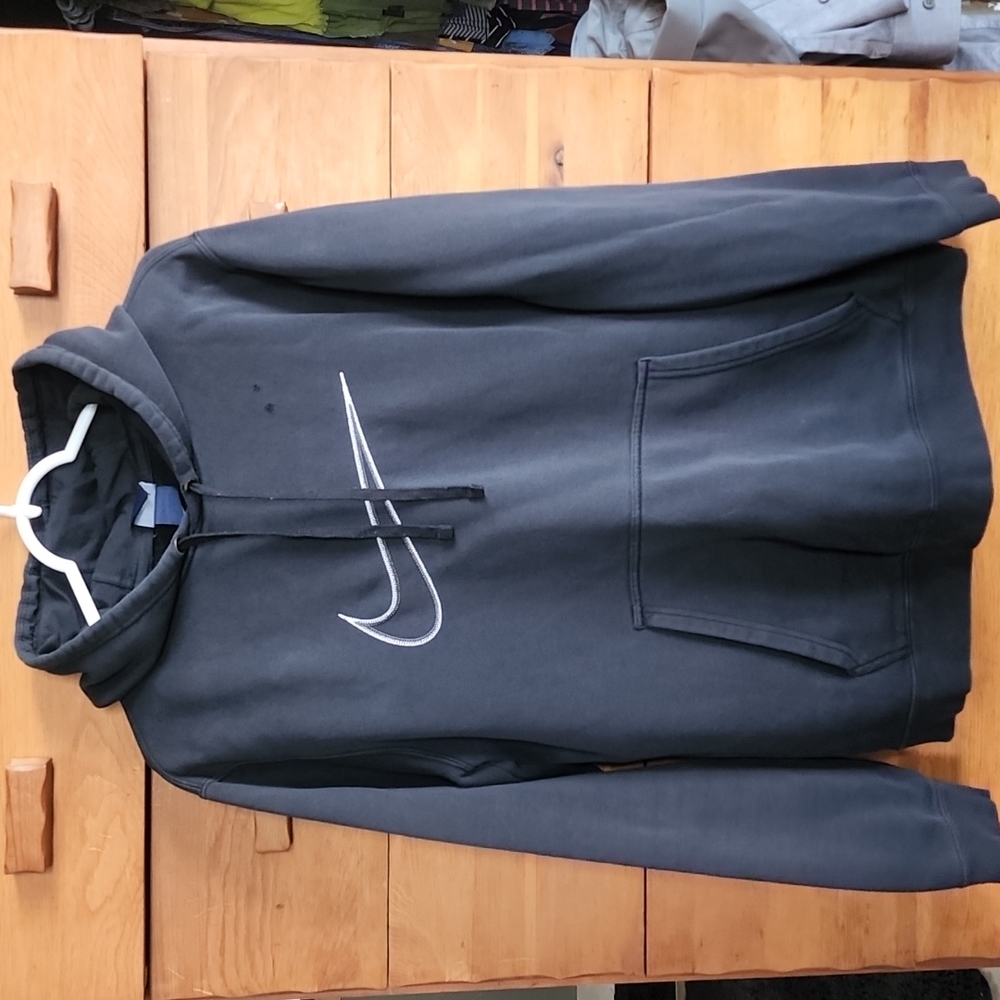 Nike: NSW Hoodie FLC GX SWSH, Black, Men's Large